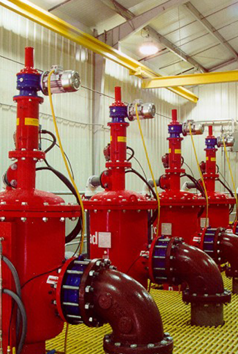 Filtration System for Fish Hatchery, USA